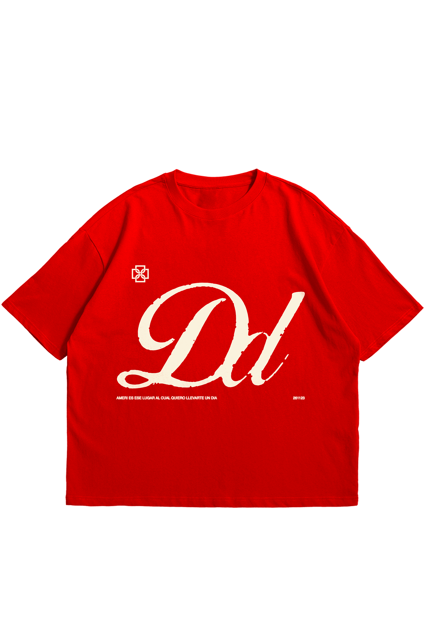 DUKI OFICIAL TEE BOXY OVERSIZE DIdI ROJA